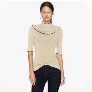 VERO MODA Women’s Belvedere Highneck Sweater in Eggnog